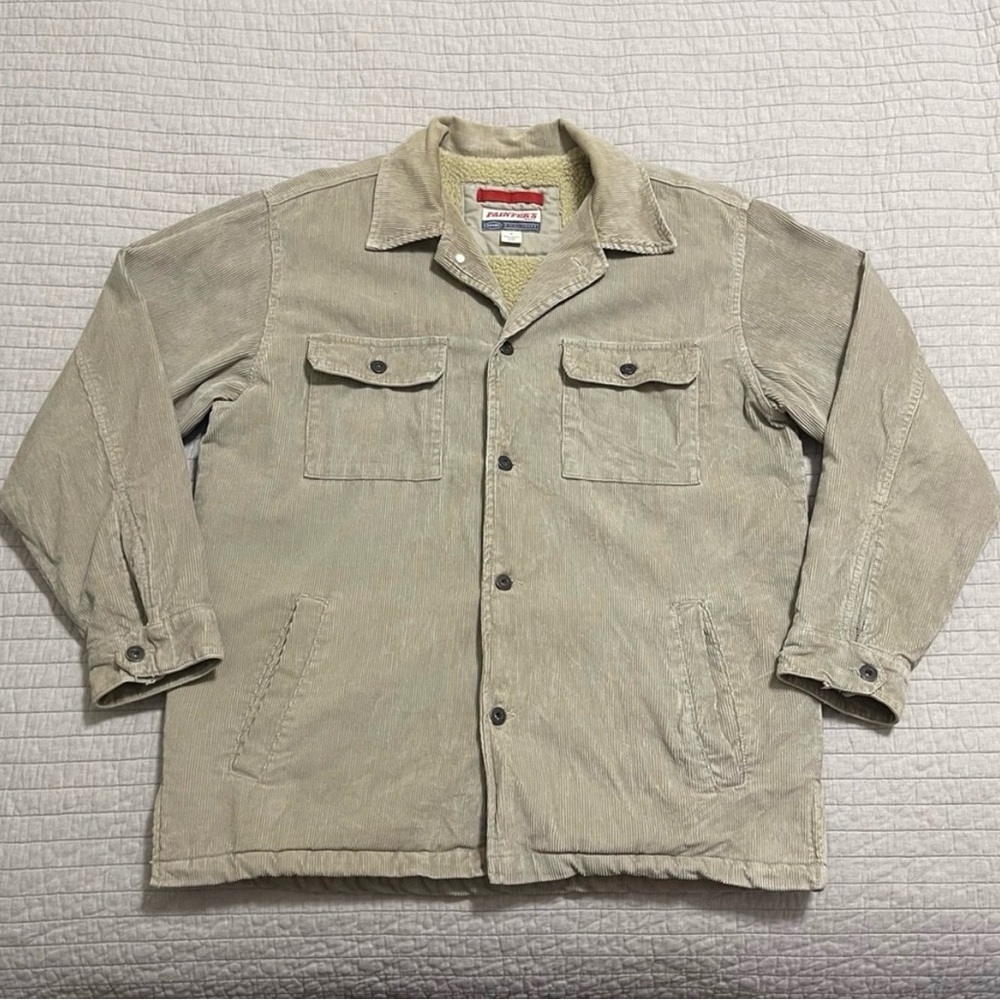VTG Y2K Old Navy Painters Jacket Cotton Corduroy Sherpa
Men's Size Medium